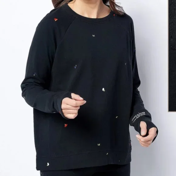 Peace Love World Garden Party High Low Hem Pullover  12024 - Picture 2 of 2